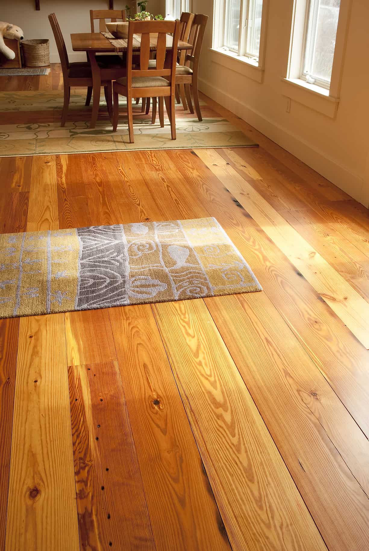 Antique Heart Pine – William and Henry Wide Plank Floors