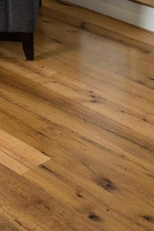 reclaimed oak floor closeup